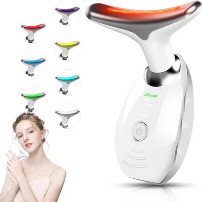 7-Color Facial Massager - Multifunctional Beauty Machine, Facial Tools for Soothing Skin Care, Home-Use Beauty Device for Adults with All Skin Types