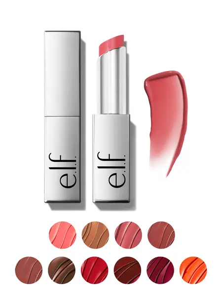 e.l.f. Glow Reviver Lip Oil Stick, Nourishing Lip Oil Stick Infused with Squalane Shea Butter & Jojoba Oil for Buildable Color & Soft Shine 3.3mL