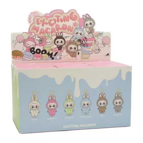 Pop Mart Labubu The Monsters Exciting Macaron Vinyl Face Sealed Case (6 Blind Boxes), from StockX
