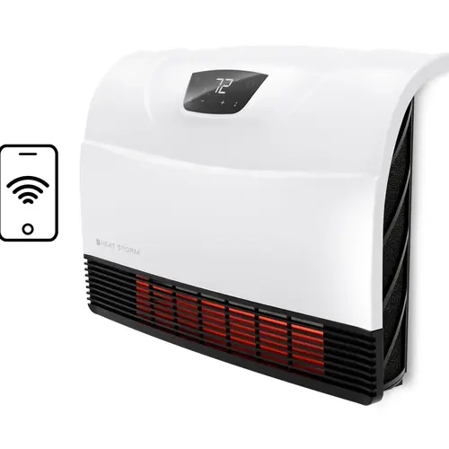 Heat Storm 1500 Watt Phoenix Infrared WIFI Heater Gray