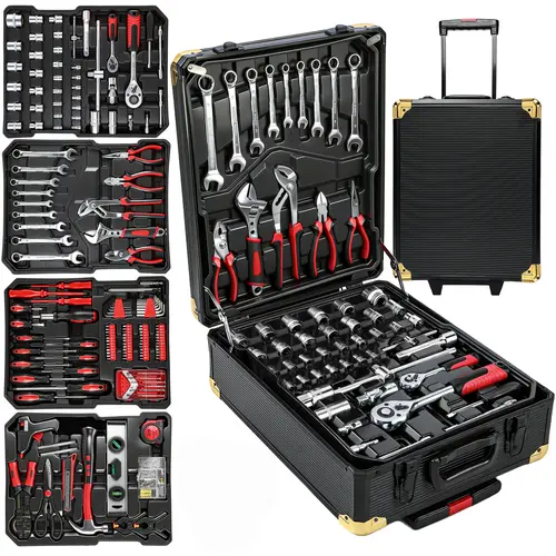【FathersDayGift】899PCS Large Capacity Metal Hand Toolbox, The Ultimate Home Repair Master Set - Comprehensive Toolbox, With 4 Drawers, General Household Toolkit, Auto Repair Repair Tools#fathersdaygift