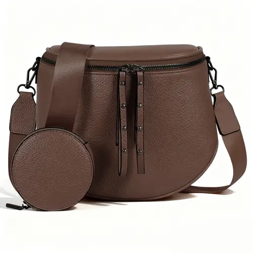 【Limited-Time Sale】CHERUBEL Women's Crossbody & Shoulder Bag - Waterproof Leather Pouch with Adjustable Strap, Large Capacity, Compact Design, Ideal for Outings & Travel, Perfect Gift, Accessories for Women, Crossbody Bags For Women #sohochic