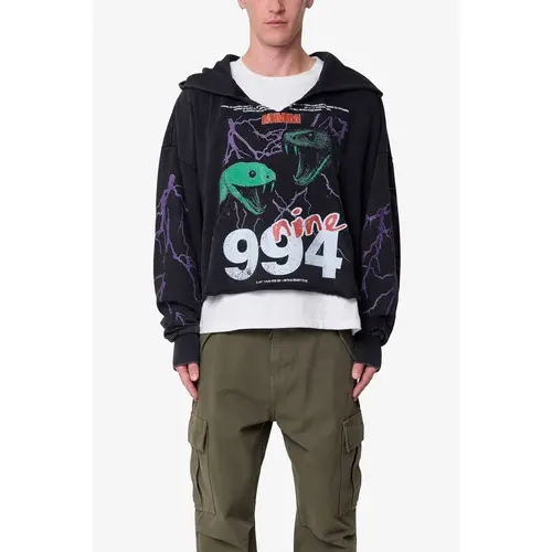 mnml Snake 994 Hoodie - Black