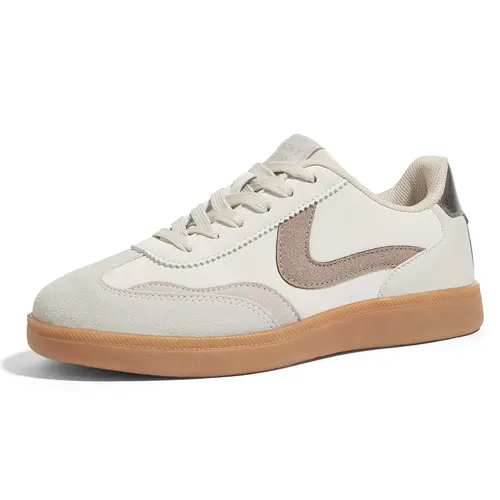 LUCKY STEP Women's Retro Fashion Sneakers Classic Casual Walking Shoes Non Slip Comfort Skate Shoes tiktokshopspringglowup tiktokshopbacktoschool,back to school,back to school haul,sohochic