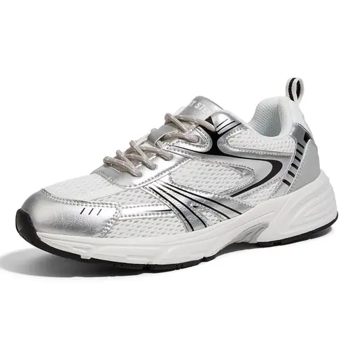 LUCKY STEP Women's Breathable Mesh Chunky Sneakers, Lightweight Lace-Up Running Shoes for Casual Wear and Workouts, Shoes For Women, Female Shoes tiktokshopbacktoschool,back to school,back to school haul,sohochic
