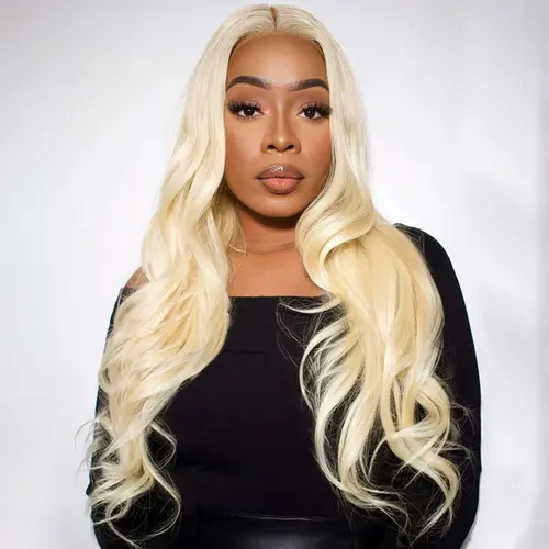 [NEW IN] Hot Star 613 Blonde HD Transparent 13x6 Lace Frontal Human Hair 180 Density Wigs Body Wave and Straight PrePlucked Wigs for Women