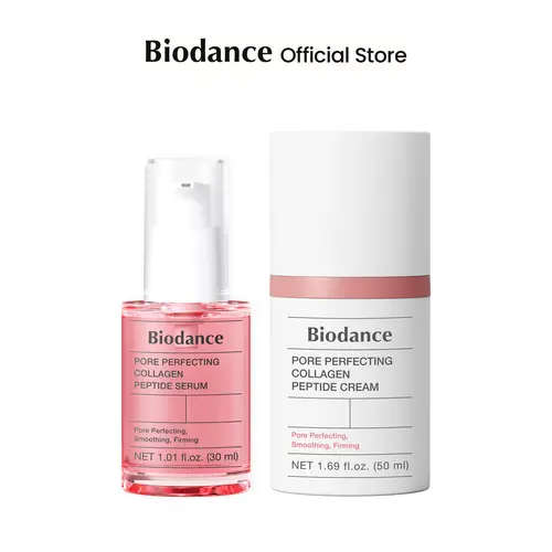 [Biodance Official] Korean Glass Skin Serum & Cream Duo | Even Skin Tone, Collagen Care | Dark Spot, Dull Skin Care, Glutathione & Vitamin C, Wrinkles | Deep Moisture & Hydration, Fast-Absorbing, K-Beauty, Korean Skincare Routine, Glow, Anti-aging