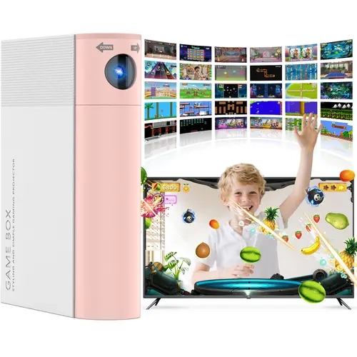 AR Motion Game Console for Kids - Portable Lightweight HDMI Input Device with 28 Built-in Games, Plug-and-Play TV System for Indoor Physical Play, Easy Family Carry Gift,sohochic