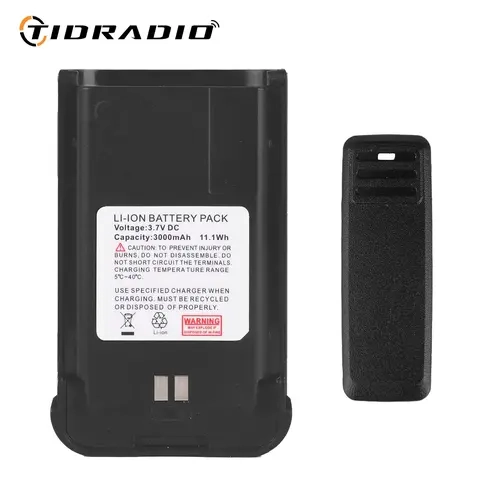 TIDRADIO M15 G18 G19 Compatible 3000mAh Li-Ion Battery with Belt Clip for Two Way Radio,back to school,back to school haul,sohochic