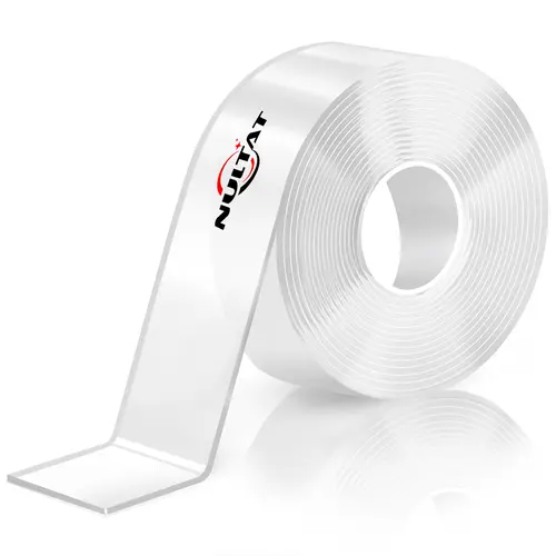Heavy-Duty Double-Sided Invisible Acrylic Gel Tape, 10FT Removable High Bond Adhesive Tape Set with Weatherproof Multipurpose Wall Hanging Capability for Pictures & Posters, Sellotape & Super Shoe Glue