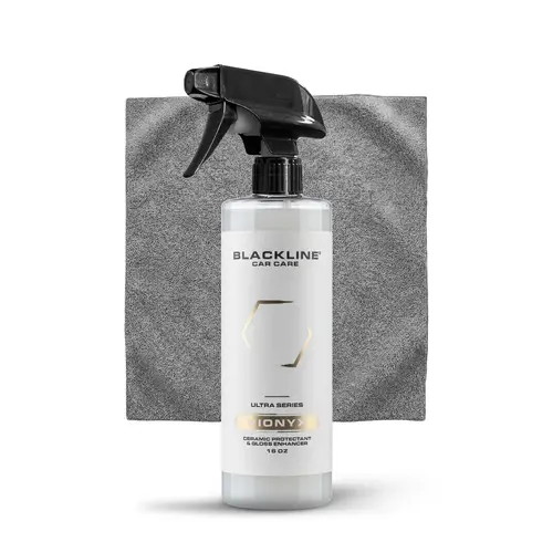 BLACKLINE Vionyx Ultra Series Ceramic Protectant Liquid - Car Coating Spray, Car Wax Polish, Vehicle Paint Care Cleaner with Simple 3-Step Process, Wipe and Buff Application, Clean Finish, Effective Vehicle Protection