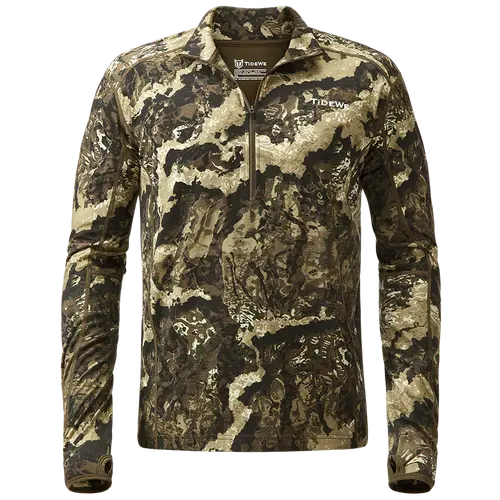 TideWe Merino Wool 200 Hunting Base Layer for Men – Warm, Breathable Long Sleeve Shirt for Cold Weather