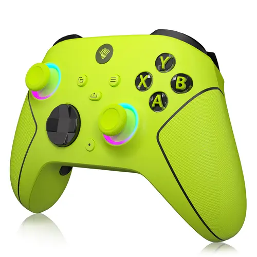 YUYIU Wireless Turbo Controller for XboxSeries X|S, XboxOne & PC – Hall Effect Joysticks, Turbo & Macro Programming, Dual Switch Triggers, Dual Vibration, 7 RGB Lights, 3.5mm Audio, 1000mAh Battery