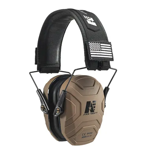 Passive Tactical Ear Muffs for Hunters, Outdoor Hunting Shooting Safety, Sound Amplification, Noise Reduction, Folding Design, Customizable Headband, Detachable Soft Pads, Long Sessions Comfort, Protection & Compliance,sohochic