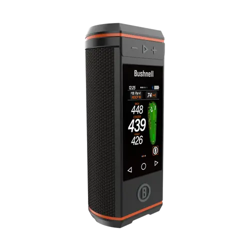 Bushnell Wingman HD Bluetooth Golf Speaker, 3.5” Color HD Touchscreen, 360° Premium Audio – Portable Golf Accessory for Enhanced Visuals and Distances, Golf Accessories