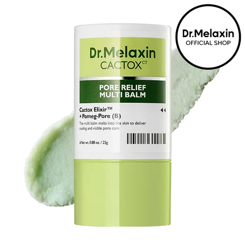 [Dr.Melaxin Official] CACTOX Multi Balm | Face & Body Stick for Pores, Chafing & Cooling Relief | Cactus Extract, Zinc PCA, Adenosine | Korean Skincare