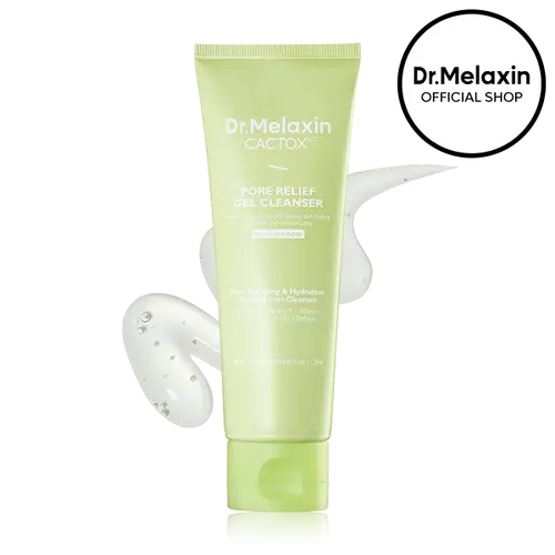 [Dr.Melaxin Official] CACTOX Pore Relief Gel Cleanser 120ml with Cactus Cooling & Dehydrated Pore Care
