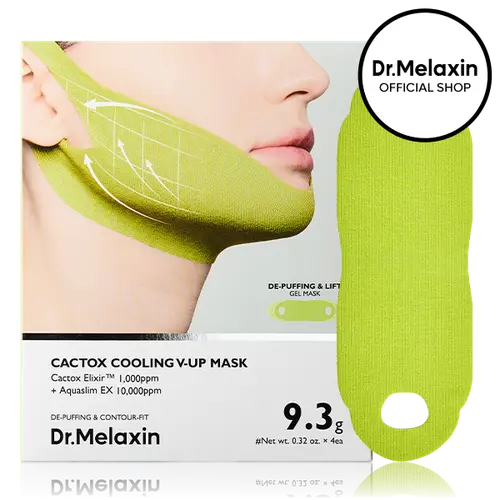 [Dr.Melaxin Official] CACTOX V-LIFTING MEWING BAND with Cactus Cooling Reduce Puffiness & Pore Tightening for Visible Pore Care Skin Repair