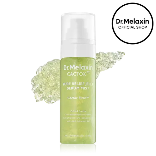 [Dr.Melaxin Official] CACTOX Pore Relief Jelly Serum Mist 80ml with Cactus Cooling & Dehydrated Pore Care