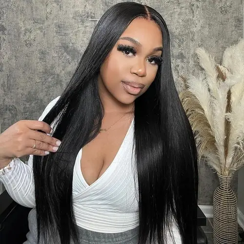 [NEW IN] Hot Star Straight 180 Density 13x6 HD Lace Front Wigs Human Hair Pre Plucked With Baby Hair Body Wave Frontal Human Hair Wig for Women