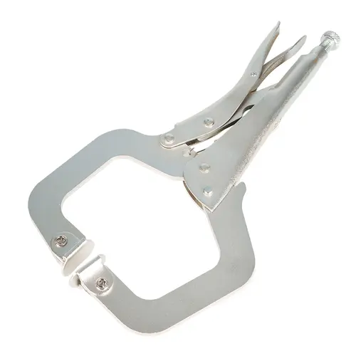 findmall Heavy Duty Metal Multi-Size C-Clamps (6 in, 11 in) - Locking Clamps with Scratch-Safe Swivel Pad Grip, Adjustable Turn Screw, Hardware Tools for Shop, Cabinetry, Odd Shapes,toolupgrade