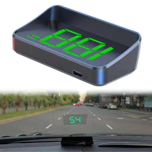 JOYTUTUS Safe Glance HUD Car Smart Display - Cost-Effective Universal Car Accessory, Beidou GPS Ready Dual Satellites System, USB Plug & Play Speedometer, Easy-Install Driving Safety Interior Tool