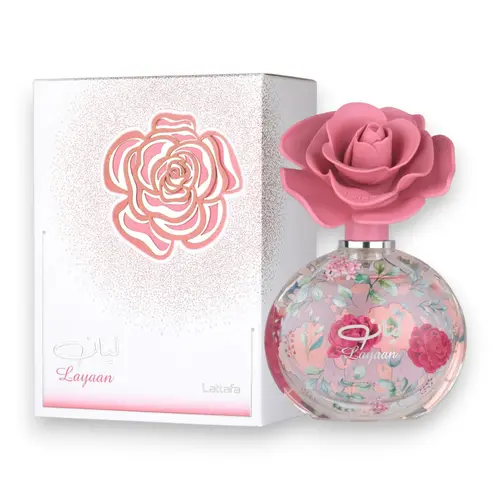 Lattafa | Layaan | Women's Fragrance | 100 ML - 3.4 OZ | Eau De Parfum | Gardenia - Jasmine & Muguet