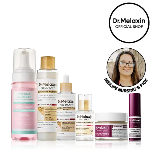[Dr.Melaxin Official Midlife Nursing's Pick] Full Morning and Night Routine – Peeling & Collagen Care Set for Radiant, Healthy Skin