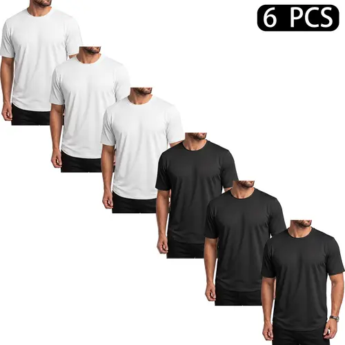 MAGCOMSEN Mens 1/3/6 Pack Pack Casual T-Shirts Hipster Hip Hop Longline Crewneck Tees Short Sleeve Summer Top Curved Hem Drop Cut Daily Wear,back to school,back to school shopping,clothes for back to school,first day of school outfits,sohochic