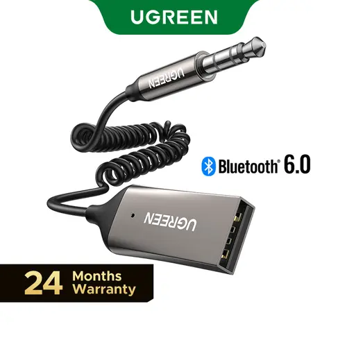 UGREEN 3.5mm Bluetooth Receiver Aux to Bluetooth 6.0 Adapter for Hands-Free Calls Compatible with Car Speaker and Home Audio with Built-in Microphone Aux Input for Car USB 2.0 to 3.5mm Jack Kit,DealsForYouDays Converter,sohochic