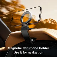Strong Magnet Magnetic Cellphone Car Mount - Hands-Free Phone Holder, 95° Adjustable Car Interior Accessories, Compatible with iPhone 17/16/15/14/13/12 Pro Plus Max MagSafe Phones