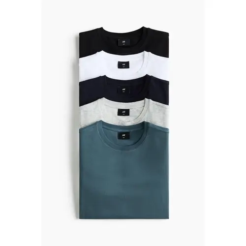 H&M 5-pack Slim Fit T-shirts
