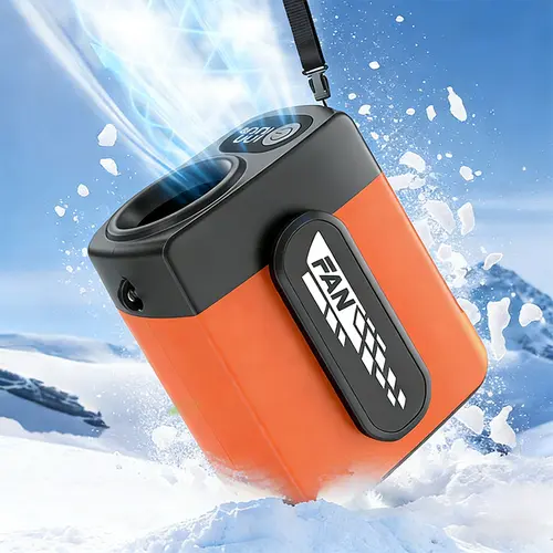 Waist Cooling Fan - Powerful Belt Fan, Cordless Rechargeable Wireless Stay Cool Home Appliance, 5000mAh USB Battery-Powered, 6000RPM Airflow, 4 Wind Speeds, Clip-On Hands-Free for Outdoor Activities, Cordless Rechargeable Fan