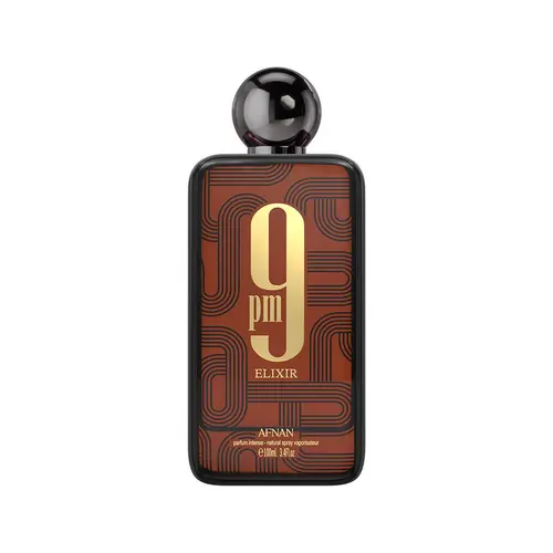 Afnan 9PM Elixir Extrait de Parfum – Intense Unisex Evening Fragrance, 100ml (3.4 oz)