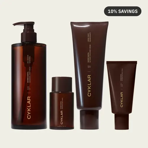 Sacred Santal Travel & Full Size Home & Getaway Body Care Set