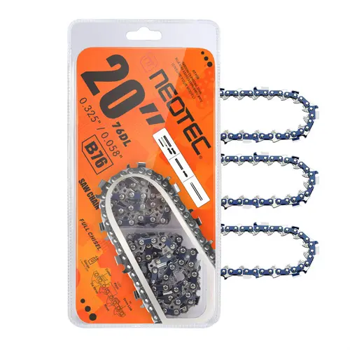 NEOTEC 20 Inch Chainsaw Chain 0.325" Pitch 0.058" Gauge 76 Drive Links Fit NCS6200/NCS6200A