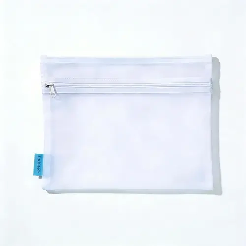 LUCKMEEY Women's Delicates Laundry Wash Bag - Clear Mesh with Zip Closure for Gentle Washing of Delicate Fabrics ldeal for Protection- Free Gift with Bra Purchase