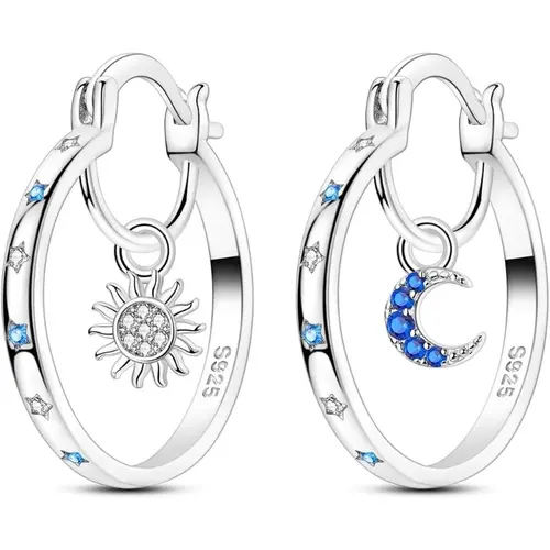 Women's Silver Twisted Medium Hoop Earrings - Classic Dainty Females' Jewelry, Skin-Friendly Metal Hypoallergenic Easy Clip-On, Cubic Zirconia Costume Accessories,sohochic