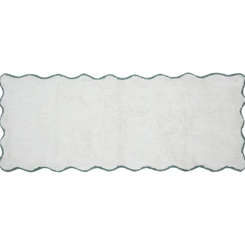 VCNY Home Scallop Cotton Bath Runner, 24" x 60"