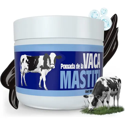 POMADA DE LA VACA MASTITI Gentle Body Moisturizer Ointment - 2 Oz Lightweight, Glycerin & Povidone Iodine, Sensitive & Dry Skin, Breastfeeding Support, Dryness Treatment Body Lotions & Creams, Hydrates Deeply, Daily Care for Hands/Feet/Arms