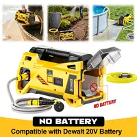 Cordless Water Transfer Pump 9.6GPM Compatible with Dewalt/Milwaukee Battery【NO BATTERY!!】, Powered Pond Pumps, Portable Self-Priming for RV, Tank, Pool Draining, Garden Watering toolupgrade