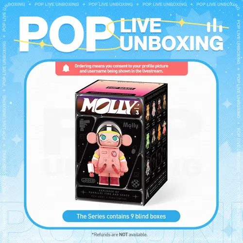 [POP NOW]MEGA SPACE MOLLY 100% Series 3 POP MART