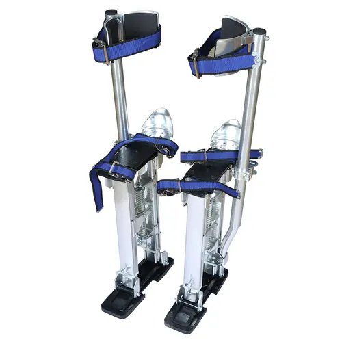 Findmall Adjustable Aluminum Drywall Stilts (15-48 in) – DIY Tools, Tools and Gadgets with Adjustable Height, Wider and Lighter Construction, Balanced Wide Base, Heel Plate Stability, Secure Buckle Fit for Painting, Cleaning (Father's Day Gift),toolupgrad
