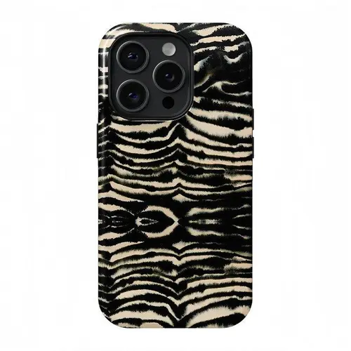 Zebra Print Dual-Layer Shockproof Smartphone Case - Cellphone Cover & Casing for iPhone 17 Pro Max,16,15,14,13,12,11,Xs Max MFL14 - Handheld Matte Accessory with Polycarbonate Shell & TPU Lining for Mobile Devices