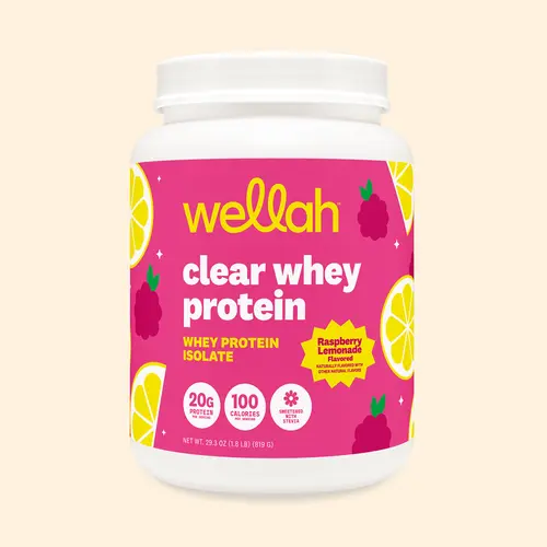 Wellah Clear Whey Protein Isolate | 20g Protein Per Serving | 30 Servings
