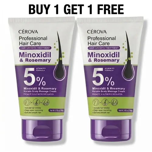 New Release[BUY 1 GET 2] CEROVA 5% Minoxidil &Rosemary  Hair Growth Foam for Men & Women Anti Hair Loss Treatment with Keto & Ginger Root Extract Gel,sohochic