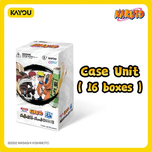 Authentic Sealed TCG Cards - Naruto Smriti Chapter Jin-002A-NA Series 2 Sealed Case (16 Boxes, 12 Packs Per Box) for Card Collecting