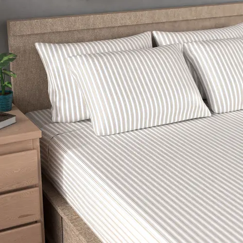 Home Reflections 800TC Triblend Sheet Set with Extra Cases