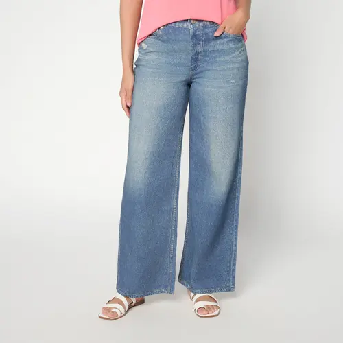 AnyBody Regular Denim Effect French Terry Pants