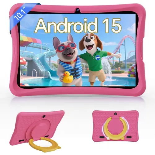 Digiland 10.1 in Kids Android Tablet (Modern Operating System Android 15) - 6GB RAM + 64GB ROM, LCD Touchscreen, Wireless WiFi-Ready, Parent Control, Kid-Proof Case, Learning Entertainment Tablet toolupgrade